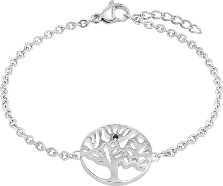 Amor Armschmuck für Damen, Edelstahl | Lebensbaum (19 cm, Edelstahl)