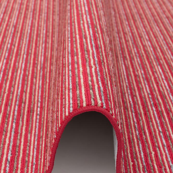 Actual product image Snapstyle Striped berber carpet Marta (100 x 100 cm)