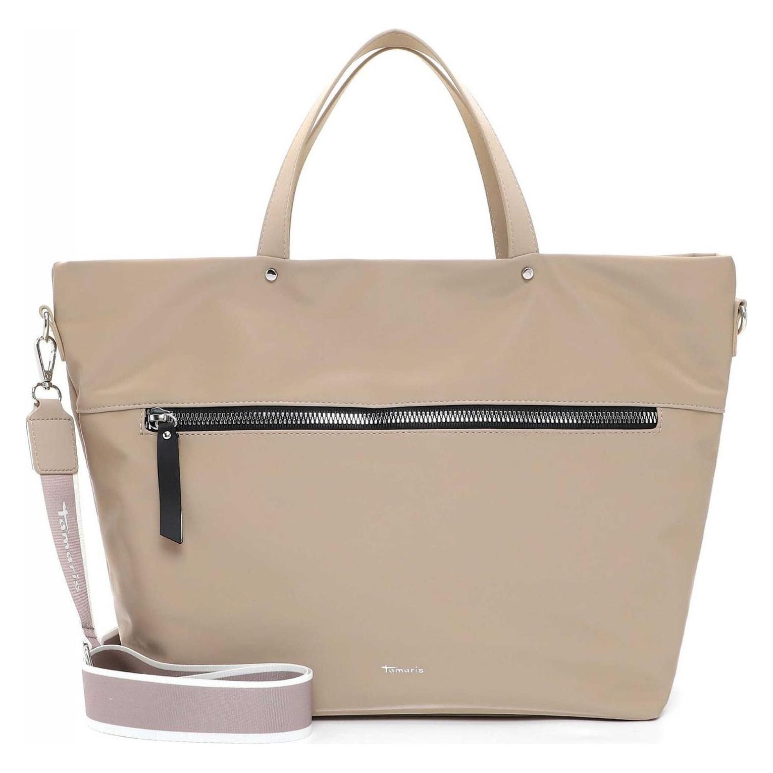 Tamaris, Tasche, Shopper Leonie, Beige, (22.20 l)