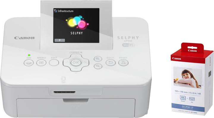 Produktbild Canon Selphy CP910 inkl. Papier-Set (Thermodirekt, Farbe)