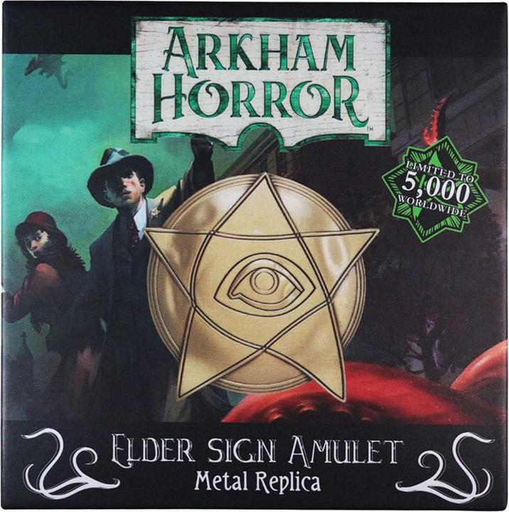 Actual product image Fanattik Arkham Horror réplique Elder Sign Amulet Limited Edition