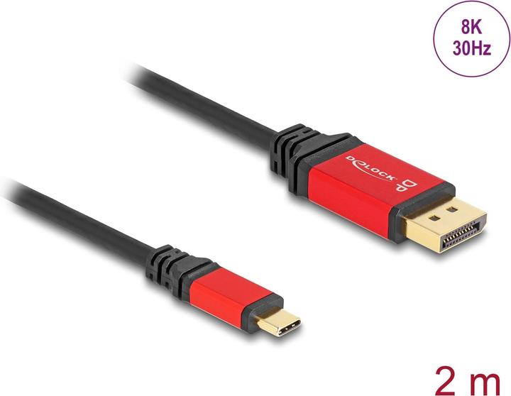 Produktbild Delock USB C – DisplayPort (2 m, DisplayPort, USB Typ C)