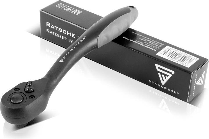 Produktbild Stahlwerk Profi-Umschaltknarre 1/2 Zoll aus Chrom Vanadium Stahl 72 Zähne