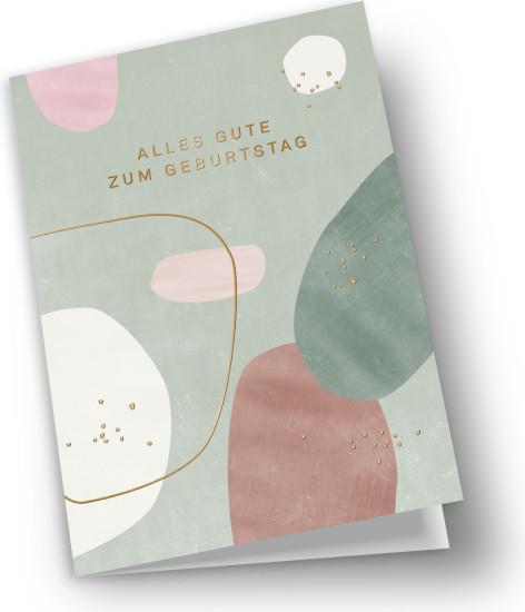 Nobis design Birthday Card green All the best (1 pcs.)