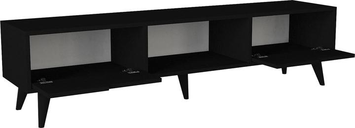 Actual product image En.Casa Fernsehschrank Kullila 160x35x40 cm Schwarz (160 x 35 x 40 cm)