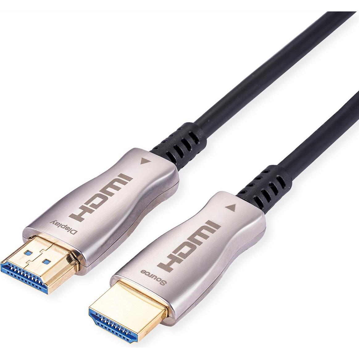 Value Ultra HDMI Aktiv Optisches 4K Kabel (20 m, HDMI), Video Kabel