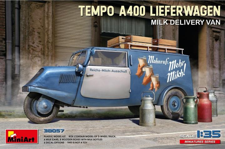 Produktbild 1:35 Tempo A400 Lieferwagen Milch
