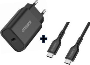 Produktbild OtterBox EU Schnellladegerät + USB-C Kabel 1m Bundle (60 W, 1 Port)