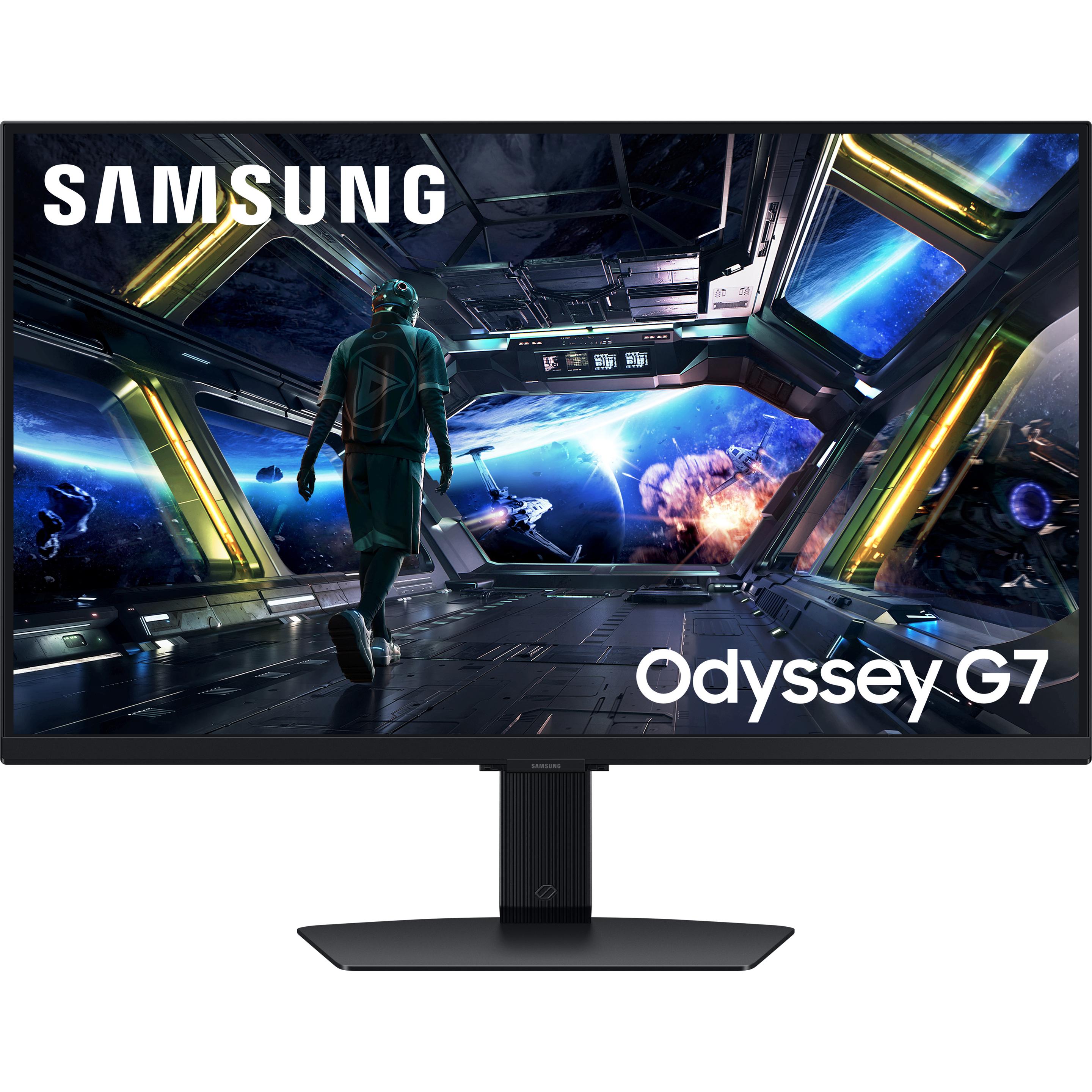Samsung Odyssey G7 S32DG702EU (3840 x 2160 Pixel, 32"), Monitor, Schwarz