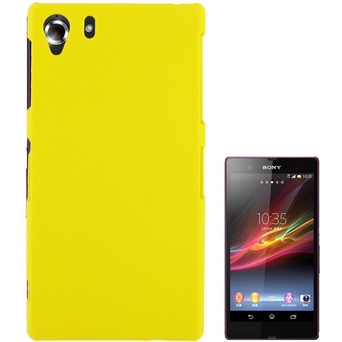 Thumbnail - König Design Schutzhülle Kunststoff Gehäuse für Sony Xperia Z1 gelb (Sony Xperia Z1), Smartphone Hülle, Gelb