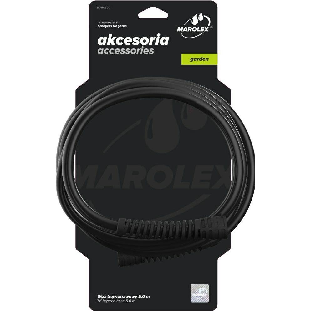 GCS, Tubo da giardino, MAROLEX Wąż kompletny z nakrętkami 500cm do opryskiwacza Profession Plus (R011C500) (5 m)