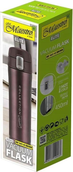 Actual product image Maestro Thermos Mug MR-1641-45-Brown (0 45L) (0.45 l)