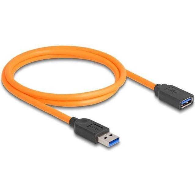 Delock USB 5 Gbps Kabel USB Typ-A Stecker zu USB Typ-A Buchs (1 m, USB 3.0), USB Kabel