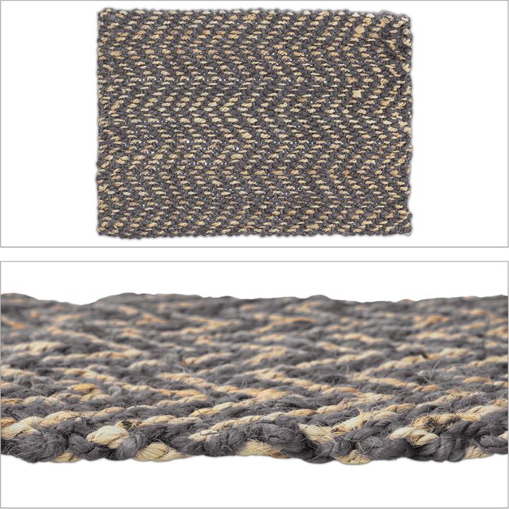 Productafbeelding Relaxdays Jute tapijt (60 x 90 x 1 cm)