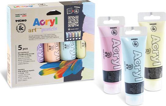 Immagine prodotto Primo Confezione 5 Colore Acrilico (75 ml)