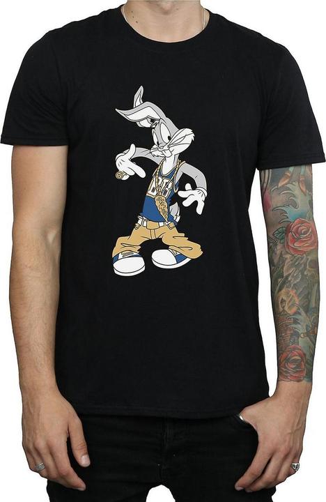 Produktbild Looney Tunes Mens Rapper Bugs Bunny Cotton T-Shirt (XXL)