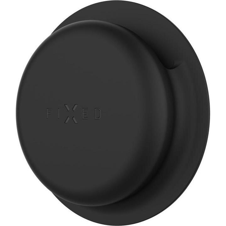 Thumbnail - Fixed Silicone sticker case for Apple AirTag - Black, Tracker Zubehör, Schwarz