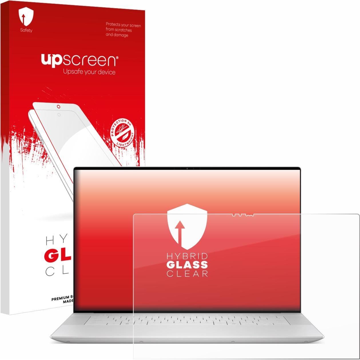 upscreen Schutzglas Schutzfolie Glas Folie Displayschutz klar (9640"), Notebook Schutzfolie