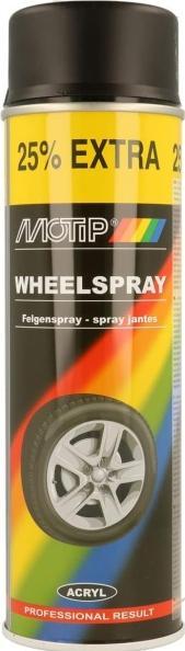 Actual product image Motip Rim spray (Black, 0.50 l)