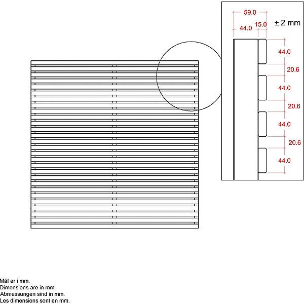 Produktbild kaiserkraft Tokyo Zaun