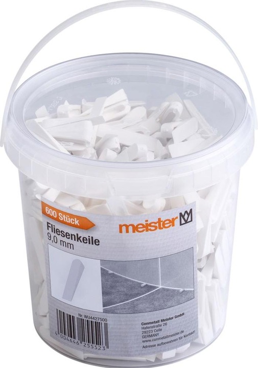 Actual product image Conmetall Meister Tile wedges 9.0 mm 600 pieces