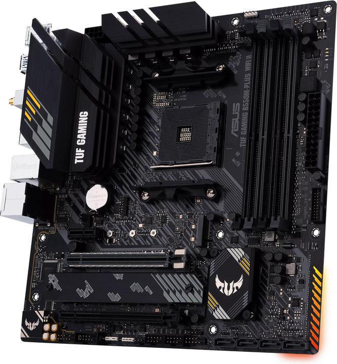 Actual product image ASUS TUF GAMING B550M-PLUS WIFI II (AM4, AMD B550, mATX)