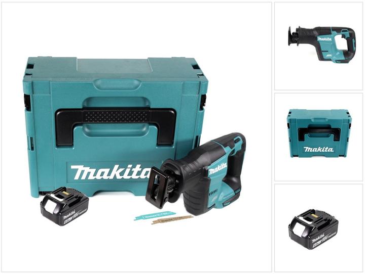 Actual product image Makita DJR 188 G1J Cordless Reciprocating Saw 18 V Brushless reciprocating saw in Makpac + 1x 6.0 Ah