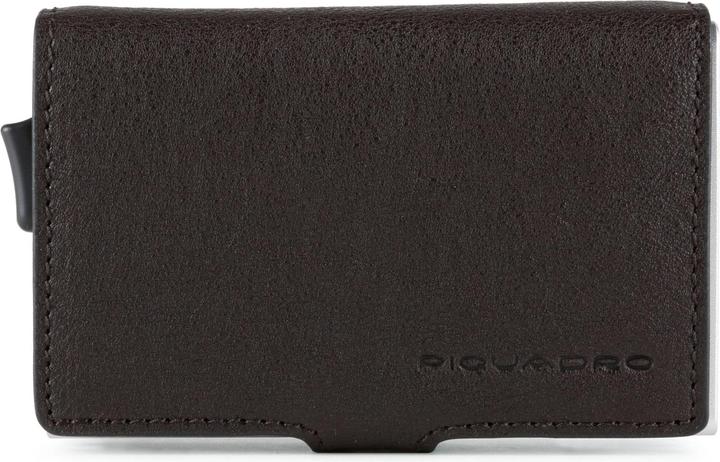 Actual product image Piquadro Dafne, Leather Wallet, Cardholder, Brown, For Men