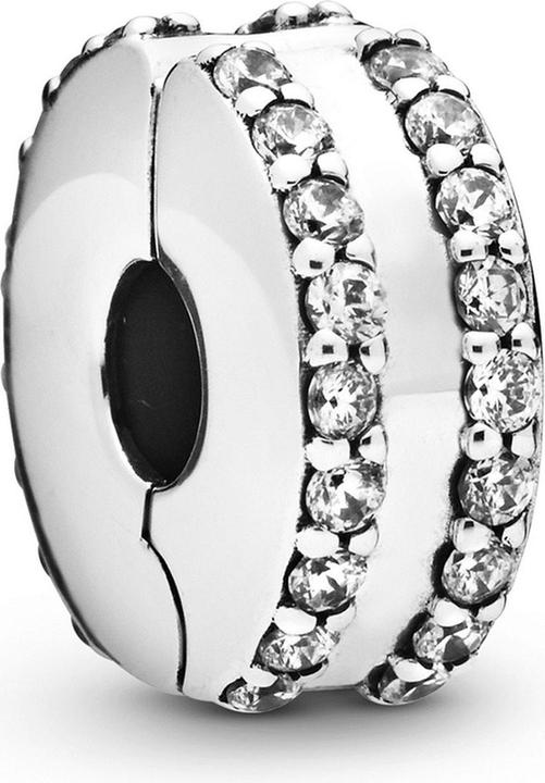 Pandora Double Lined Pavé (Silber 925)