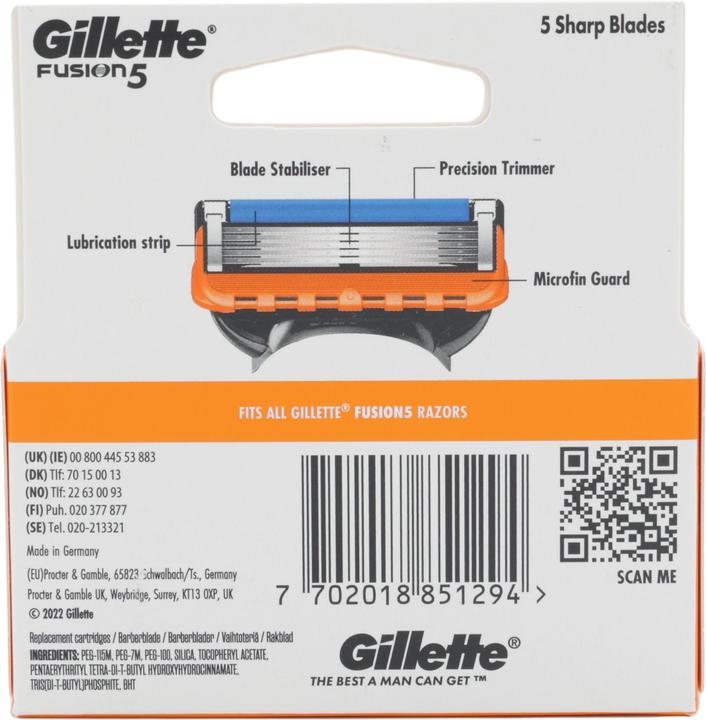 Image du produit Gillette Fusion (4x)