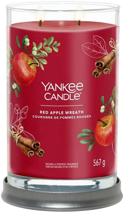 Actual product image Yankee Candle Red Apple Wreath Signature Large Tumbler Scented Candle