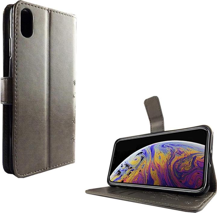 Produktbild König Design Hülle Handy Schutz für Apple iPhone XS Max Case Cover Tasche Wallet Etui Bumper (Apple iPhone XS Max)