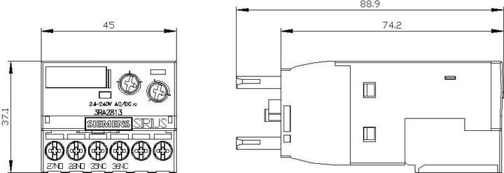Produktbild Siemens 3RA2813-1FW10 Hilfschalter 1 St.