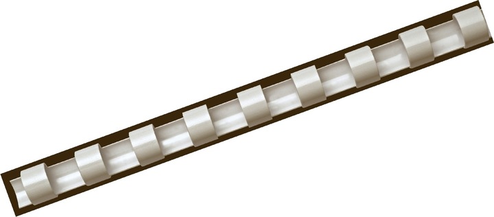 Actual product image Fellowes plastic comb