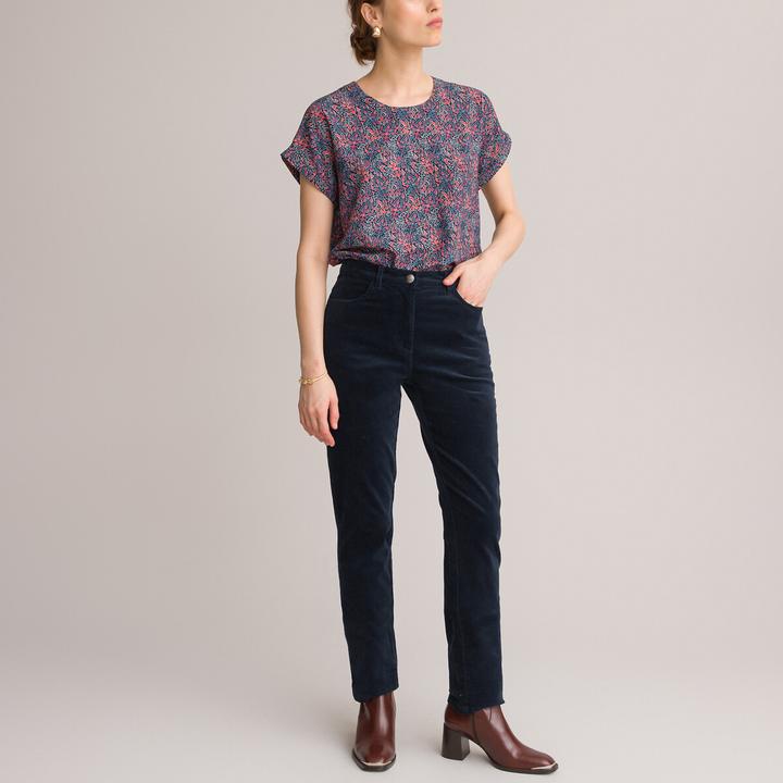 Image du produit Anne Weyburn Pantalon en velours côtelé avec une partie stretch (42)