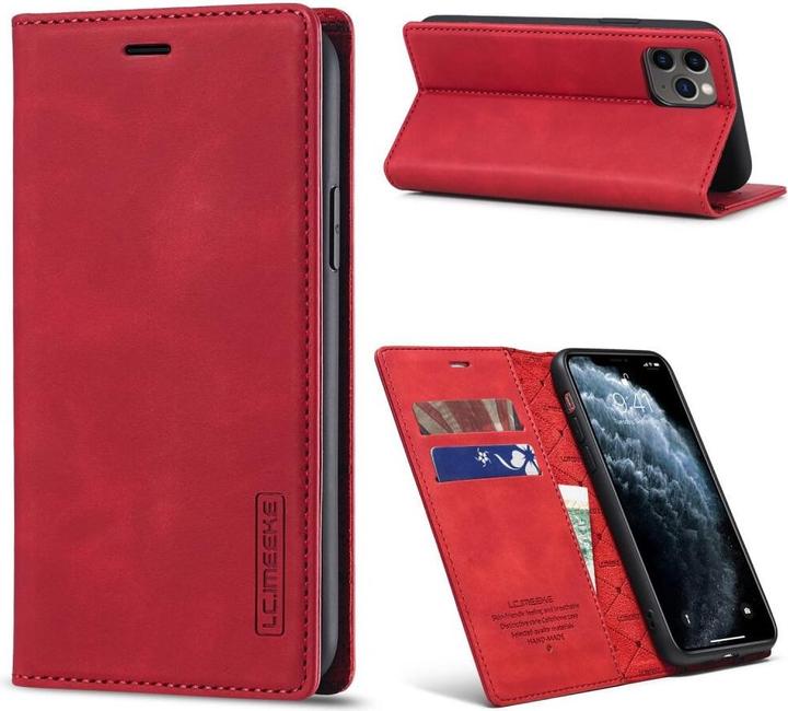 Image du produit Cover-Discount iPhone 11 Pro - Stand Flip Case Housse rouge (Apple iPhone 11 Pro)