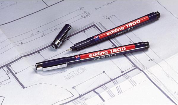 Produktbild Edding Faserzeichner Profipen 1800 (Grün, 0.70 mm, 1 x)