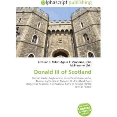 Donald III of Scotland, Fachbücher