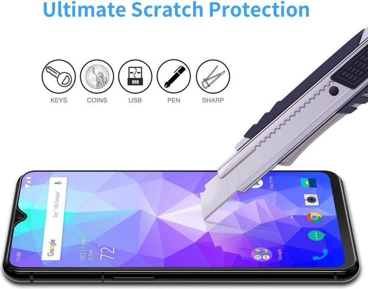 Actual product image Screenguard OnePlus 7 Full Screen Protective Glass Film 2.5D 9H (1 pcs., OnePlus 7)