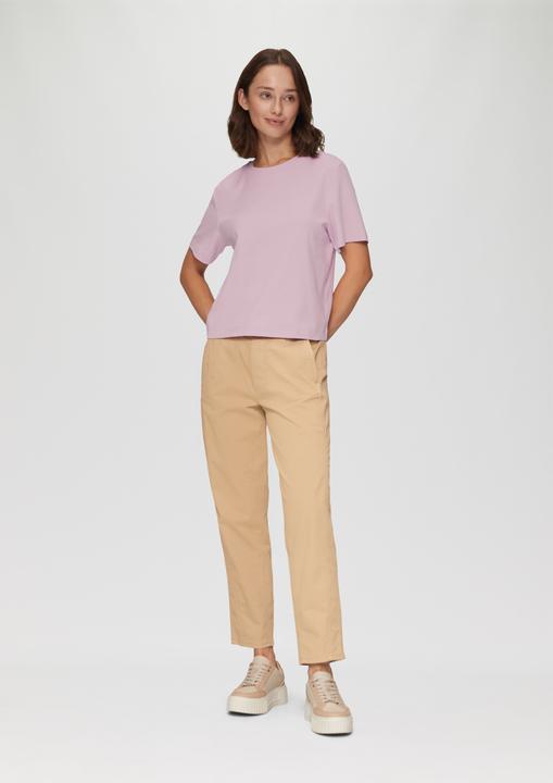 Produktbild S.Oliver T-Shirt Verkürztes T-Shirt mit Crew Neck (46)