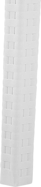 Actual product image Beliani Garden Furniture Set Rattan Look White 4-Seater FOSSANO (80 cm)