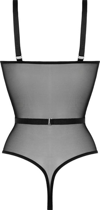 Productafbeelding Christine Le Duc Body met open kruis Nora Zwart (XL)
