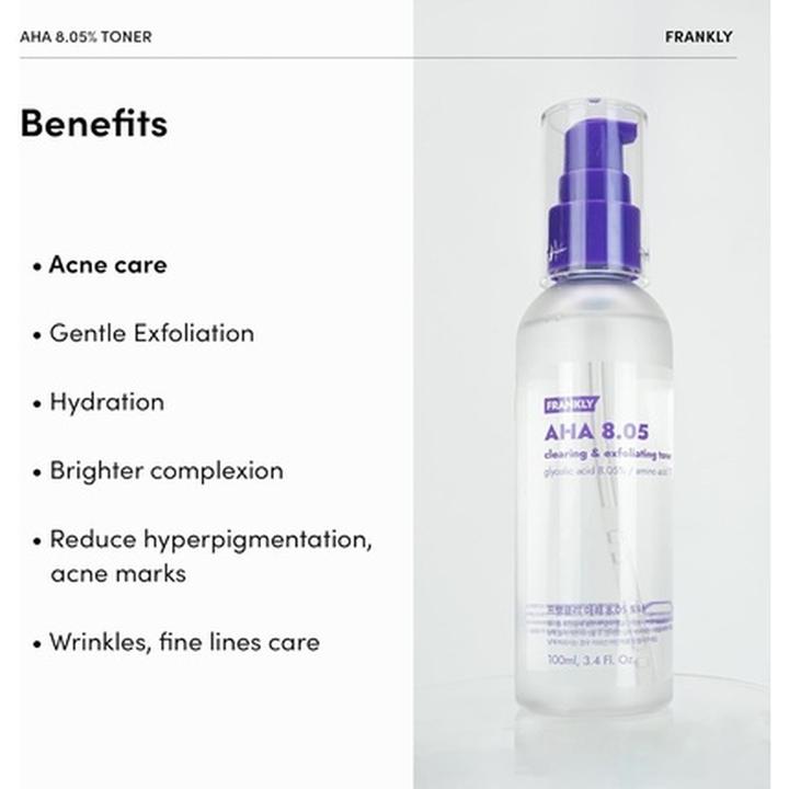 Produktbild AHA Toner mit Glykolsäure zur Porenverfeinerung (Reinigungspeeling)