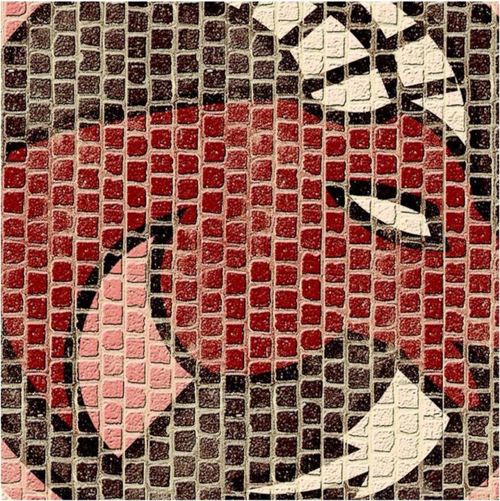 Produktbild Block Cuit. Keramik Stein Mosaik - Sternzeichen Steinbock (21 x 21 cm)