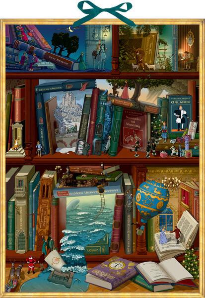 Produktbild Wand-Adventskalender – Magie der Bücher