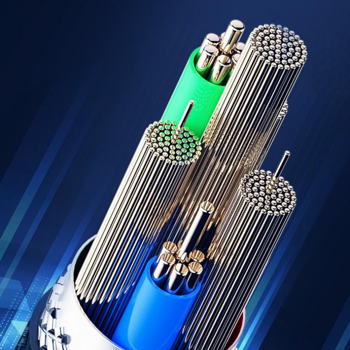 Image du produit Wekome Câble 3en1 USB-A Raython Rapide (1.20 m, 20 W)