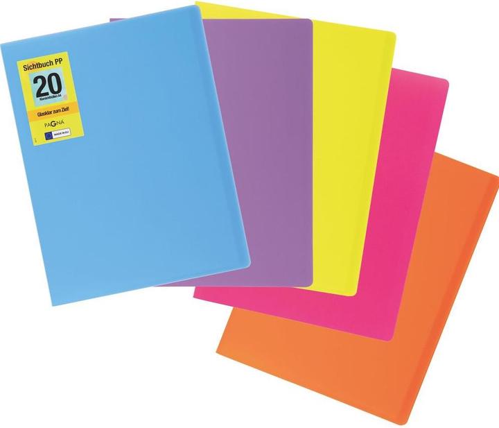Produktbild Pagna School Sichtbuch DIN A4, 20 Hüllen dunkelrosa (A4, 1x)