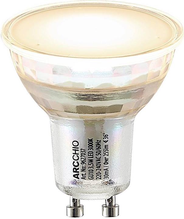 Produktbild Arcchio LED-Reflektor GU10 4,9W 3.000K 120° Glas (GU10, 4.50 W, 400 lm, 1 x, E)