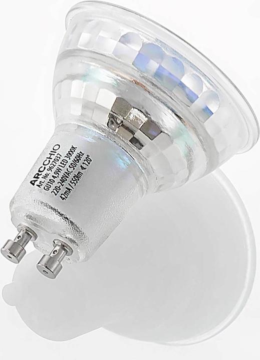 Produktbild Arcchio LED-Reflektor GU10 4,9W 3.000K 120° Glas (GU10, 4.50 W, 400 lm, 1 x, E)