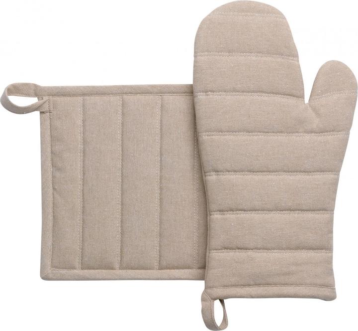 Winkler set gant/manique recyclé jona (Outer material 80% cotton 20% polyester Filling 100% cotton)